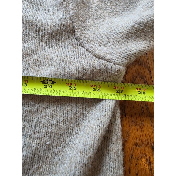 H&M Womens Oversized Knit Sweater Dress XL Gray Acrylic Wool Blend - Picture 8 of 8